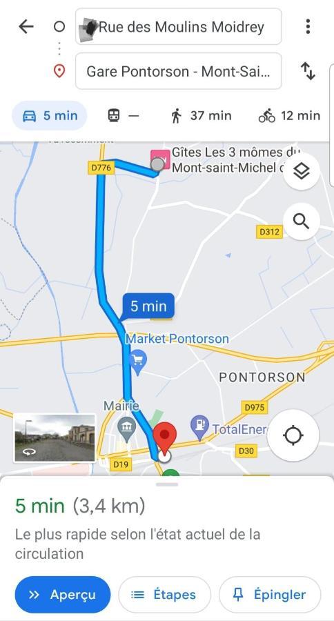 Gite Lucian Mont-Saint-Michel Moidrey エクステリア 写真